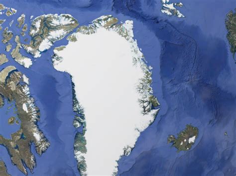 Descubren un cráter gigante en Groenlandia causado por el impacto de un ...