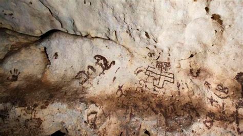 Descubren una cueva con un gran tesoro de pinturas rupestres en México ...