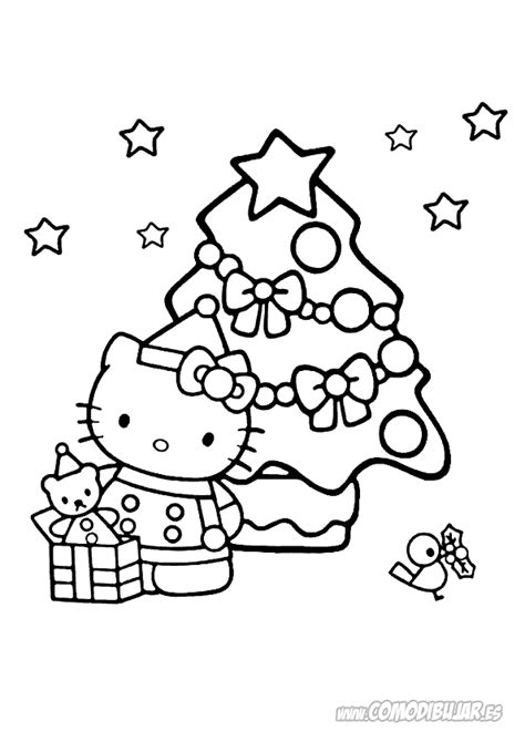 Desenhos da Hello kitty no Natal   Desenhos e Riscos