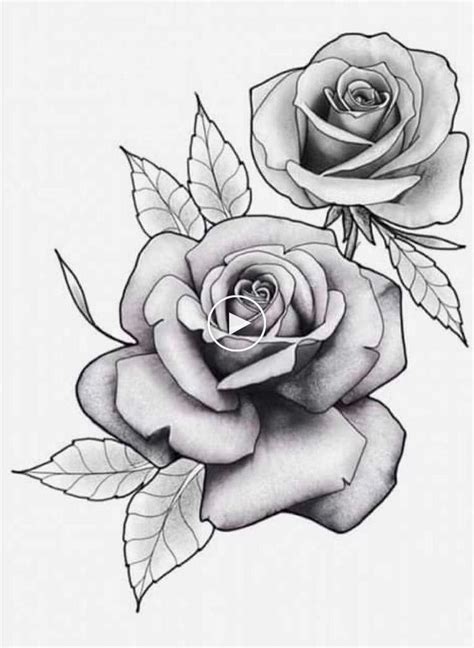 desenhos de rosas para tatuagem   Pesquisa Google | Rose drawing tattoo ...