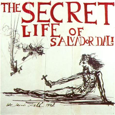 Design for a poster for  The Secret Life of Salvador Dali ...