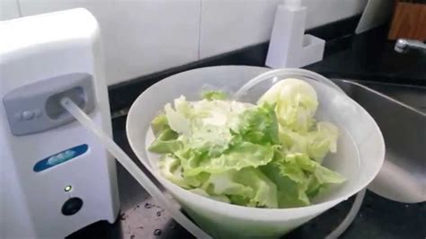 Desinfección de verduras con Ozono   YouTube