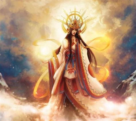 deusa do sol amaterasu   Pesquisa Google | Amaterasu, Japanese ...