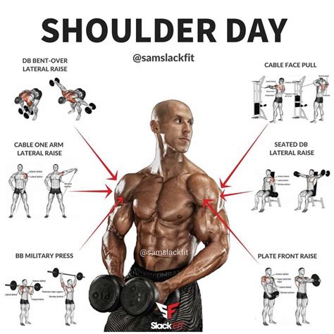 Día de hombro | Shoulder workout, Workout plan gym ...
