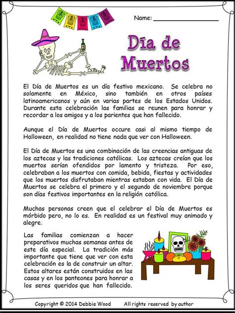 Dia de los Muertos Activities | Spanish Day of the Dead ...