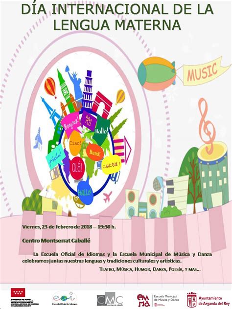 DIA INTERNACIONAL DE LA LENGUA MATERNA   Escuela Municipal de Música y ...