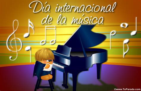 Día internacional de la música, Días para recordar, tarjetas