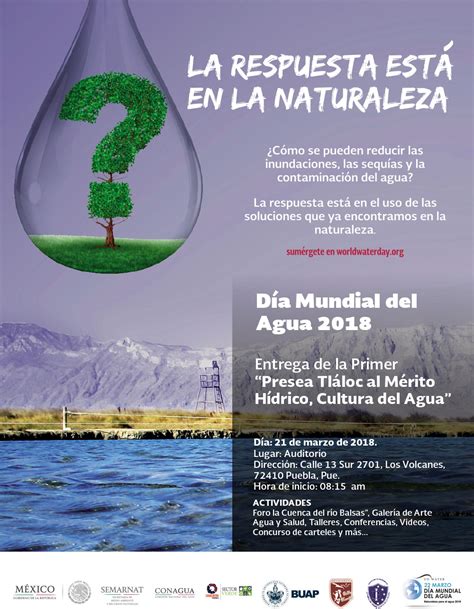 Día Mundial del Agua 2018 | Benemérita Universidad Autónoma de Puebla