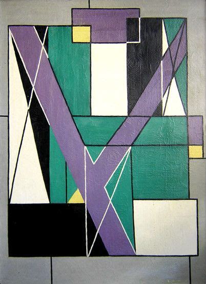 Diagonales   1957 , del autor representativo del neoplasticismo ...