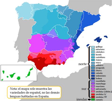 Dialectos del castellano en España   Wikipedia, la ...