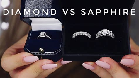 Diamonds vs White Sapphires Comparison   YouTube