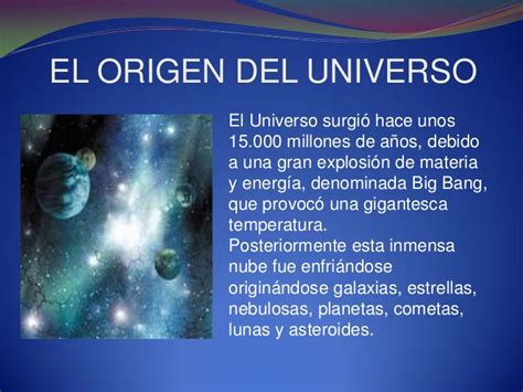 Diapositivas el universo