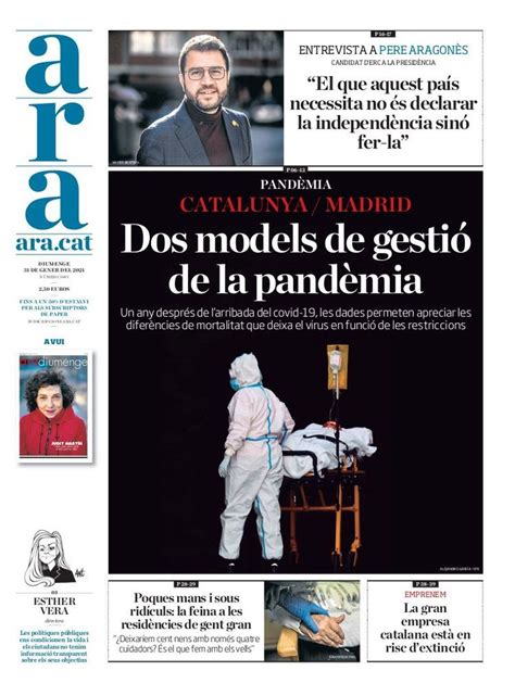Diari ARA   The leading newspaper in Catalan from Barcelona