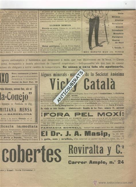 diari el poble catala any 1906 pous y i pages   Comprar Revistas y ...