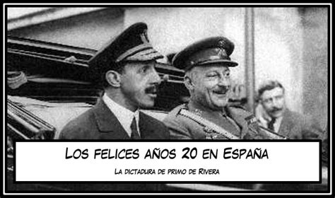 Diario de un vago histórico: Los felices años 20 en España