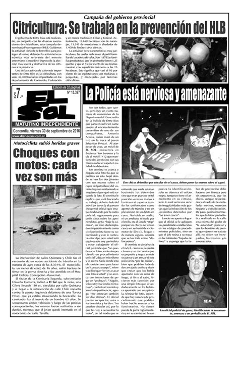 Diario El Sol  Viernes 30 septiembre 2016  by Diario El ...
