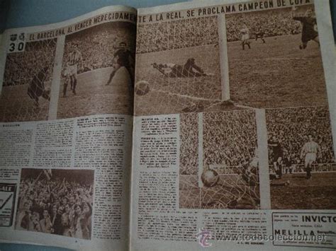 diario marca barcelona campeon copa 1950 51 rea   Comprar Periódicos ...