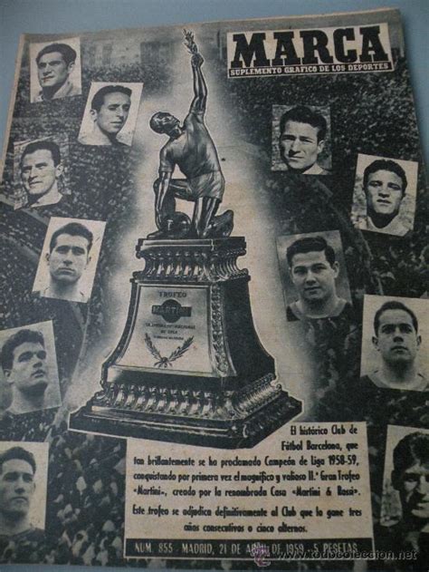 diario marca, barcelona campeon liga 1958 59, r   Comprar Periódicos ...