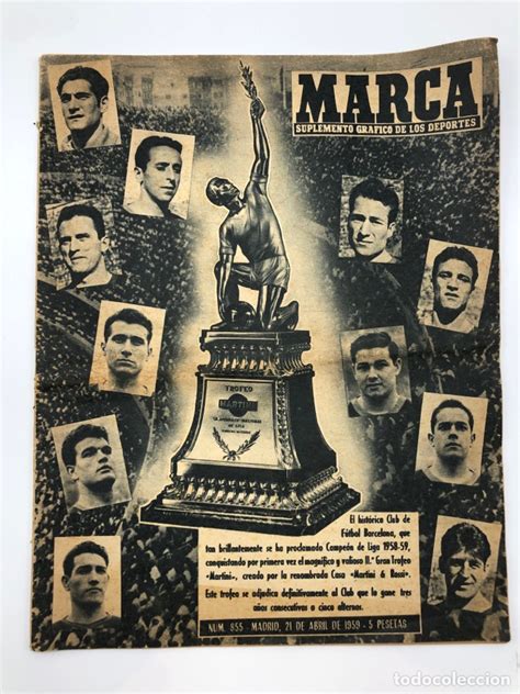 diario marca fc barcelona campeón liga 1958 195   Comprar Periódicos ...