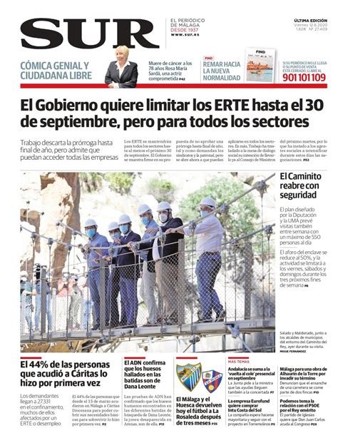 Diario SUR 12.06.2020   Asociación de la Prensa de Málaga