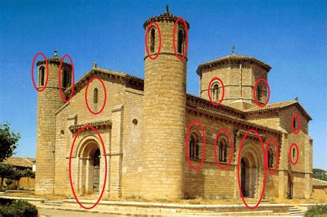 dibuja una iglesia de estilo romanico y ubica las partes ...