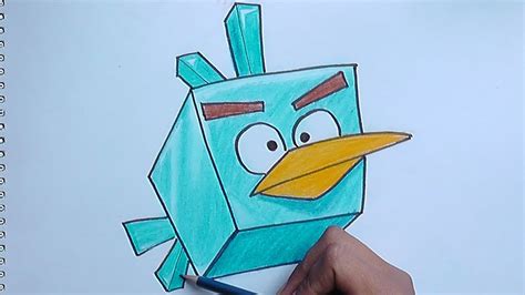 Dibujando a Pajaro de Hielo Bird Angry Birds Space ...