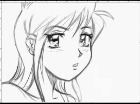 Dibujando Manga   Rostro femenino   YouTube