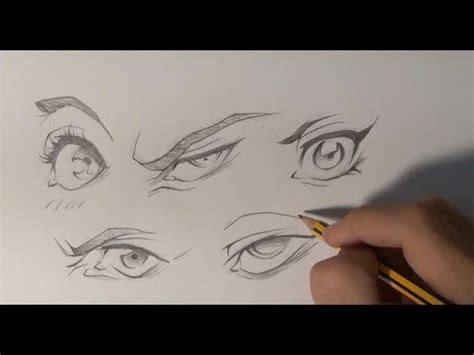 Dibujar ojos manga   Draw manga eye   YouTube