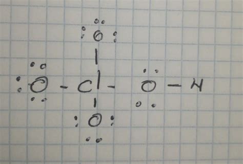 dibuje la estructura de Lewis para el ácido perclórico. Calcula las ...