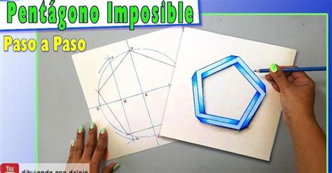 Dibujo 3D: cómo hacer un pentágono imposible | Como hacer ...