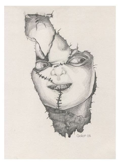 Dibujo a lápiz de Chucky. / Pencil drawing of Chucky. # ...