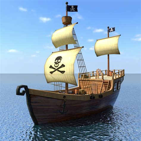 Dibujo Barco Pirata Real   Ultimo Coche