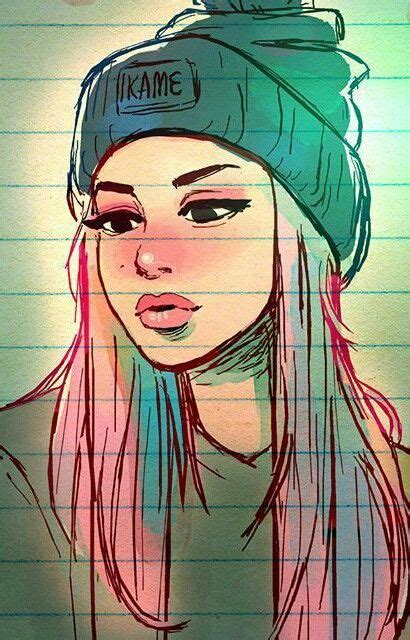 dibujo chica tumblr en 2019 | Dibujos, Dibujos tumblr y ...