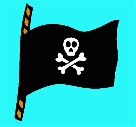 Dibujo de Bandera pirata pintado por Fatiii en Dibujos.net ...