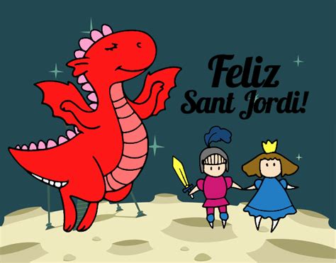 Dibujo de Feliz Sant Jordi pintado por en Dibujos.net el día 10 09 20 a ...