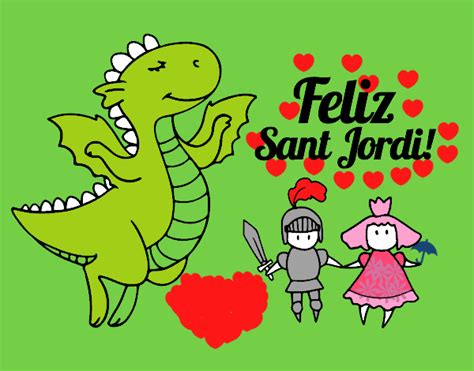 Dibujo de Feliz Sant Jordi pintado por en Dibujos.net el día 22 12 20 a ...