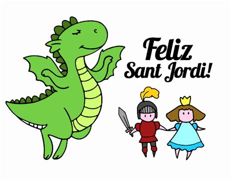 Dibujo de Feliz Sant Jordi pintado por en Dibujos.net el día 23 04 20 a ...