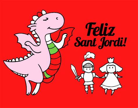 Dibujo de Feliz Sant Jordi pintado por en Dibujos.net el día 28 04 18 a ...