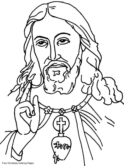 Dibujo de Jesus para colorear   Dibujos cristianos ~ Dibujos Cristianos ...