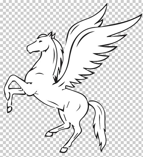 Dibujo de los caballos voladores de pegaso, pegasus PNG Clipart | PNGOcean