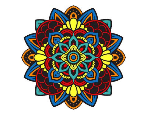 Dibujo de Mandala decorativa pintado por Nancygomez en ...