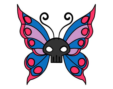 Dibujo de mariposa chida pintado por Luna110 en Dibujos.net el día 01 ...