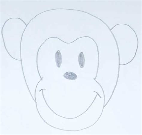 dibujo de mono facil   Dibujos fáciles de hacer
