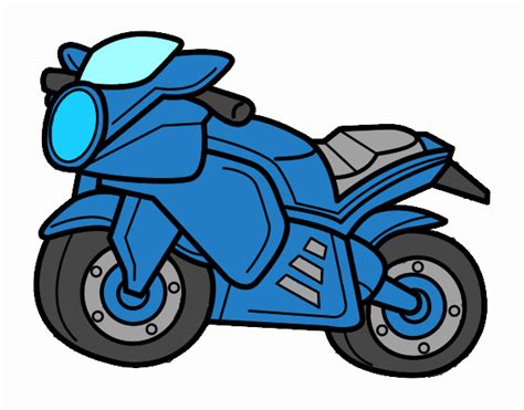 Dibujo de Moto deportiva pintado por en Dibujos.net el día ...