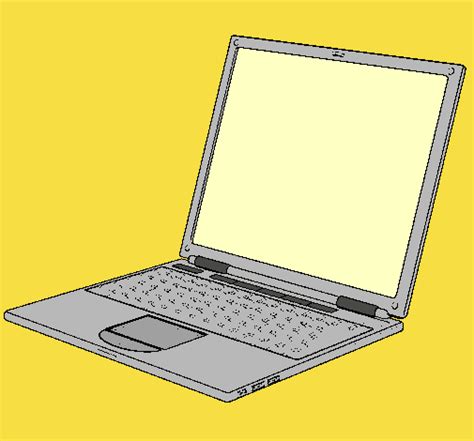 Dibujo de Ordenador portátil pintado por Super laptop en ...