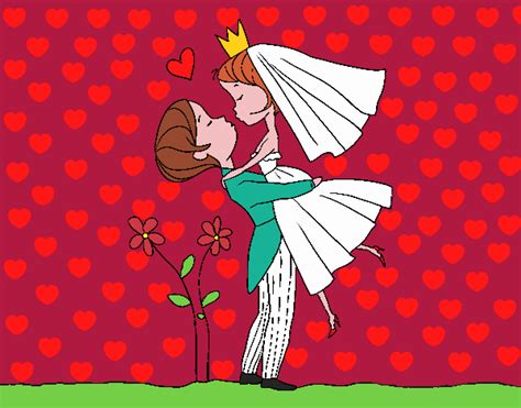 Dibujo de Puedes besar a la novia pintado por Asdfghjklz ...