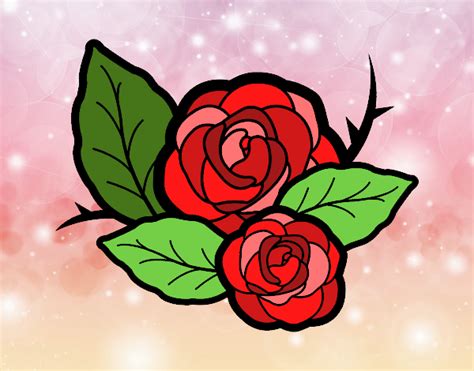 Dibujo de rosas hermosas pintado por en Dibujos.net el día 05 04 20 a ...