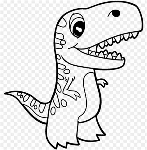 dibujo de tiranosaurio beb para colorear dinosaurios   baby t rex ...