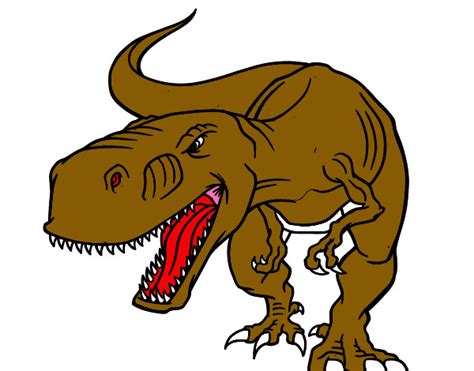 Dibujo de Tiranosaurio Rex enfadado pintado por German_din en Dibujos ...