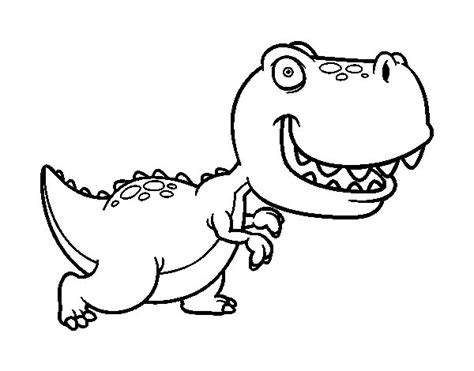 Dibujo de Tyrannosaurus para Colorear   Dibujos.net